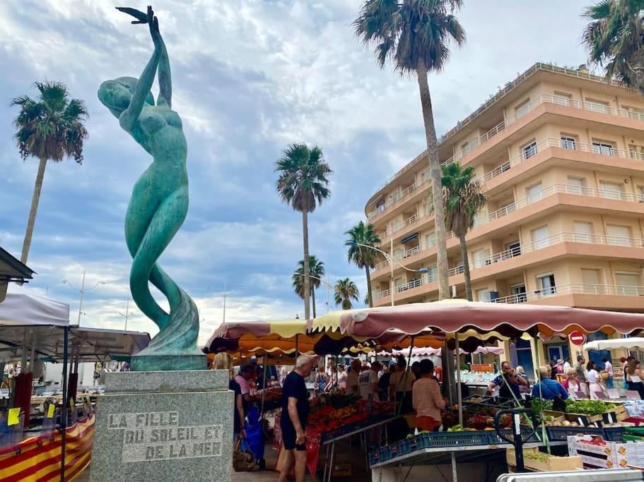Appart T2 Calme - Centre De Canet - Parking - Clim Dış mekan fotoğraf