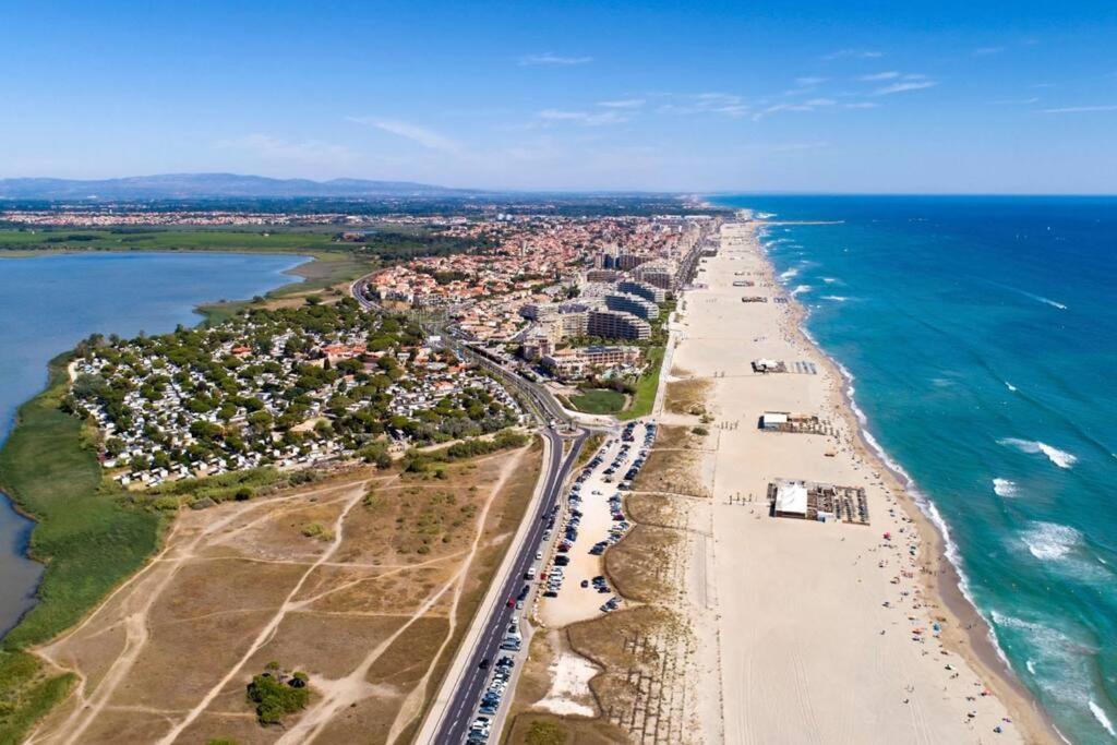 Appart T2 Calme - Centre De Canet - Parking - Clim Dış mekan fotoğraf